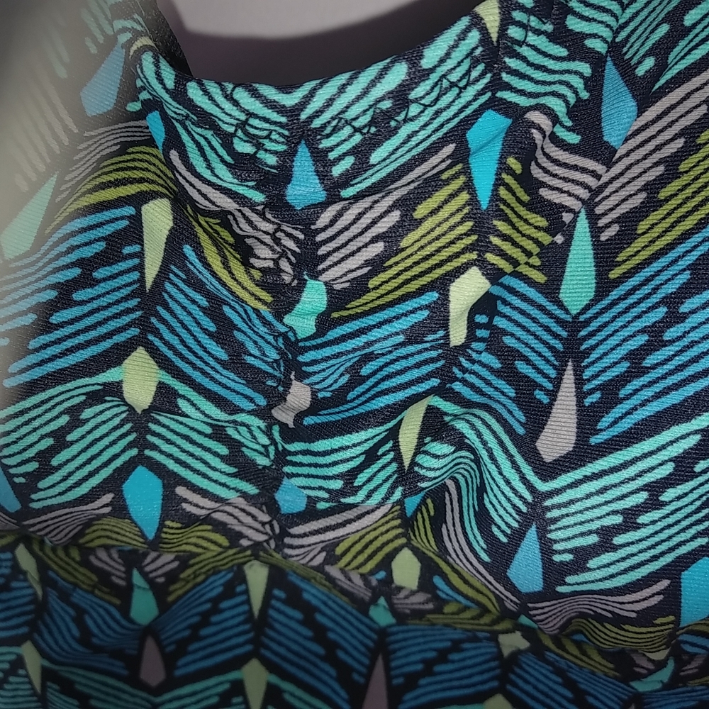 Mossimo S/M Turquoise Aqua Tankini Swim - Picture 7 of 11